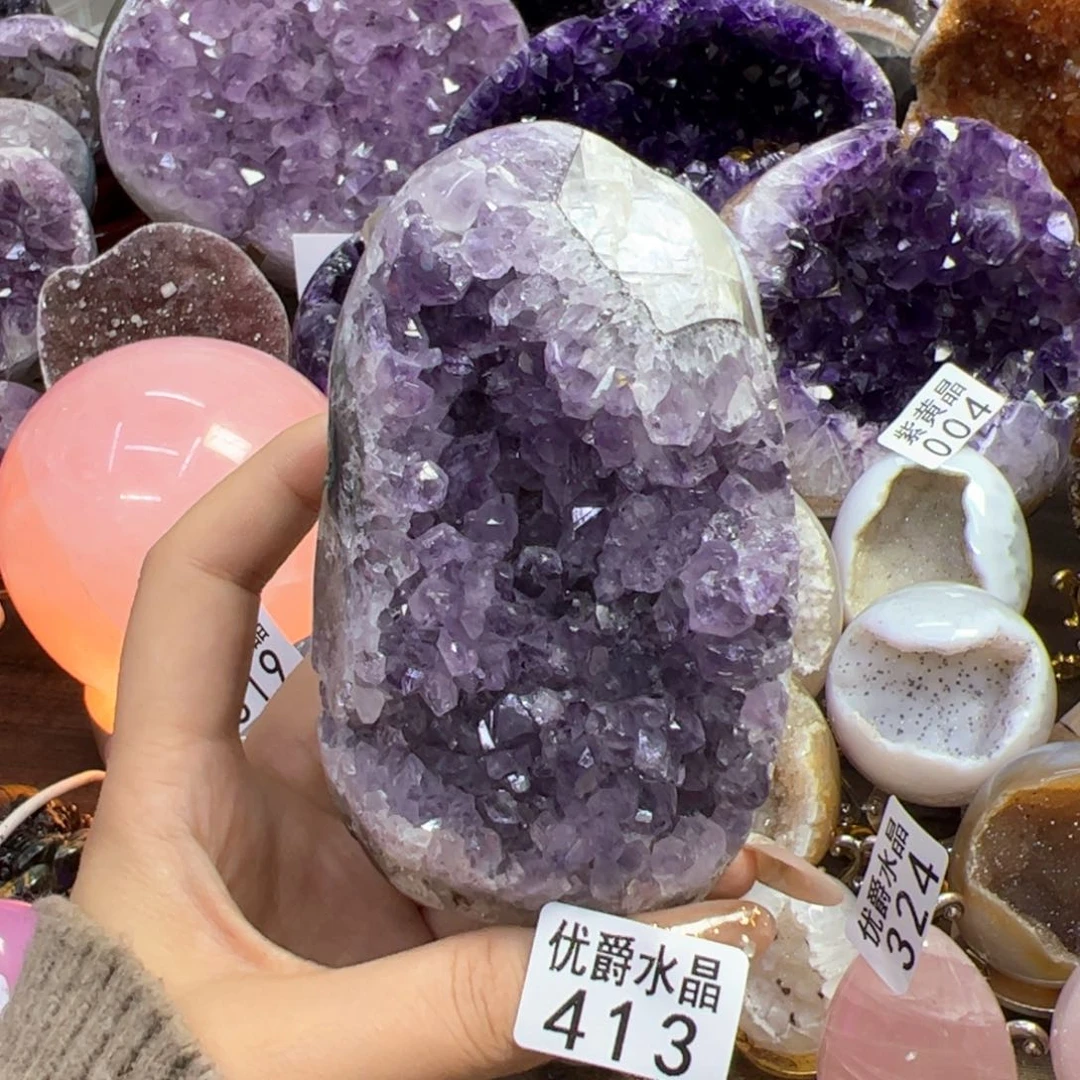 未镶嵌大型摆件（非配饰）紫晶413