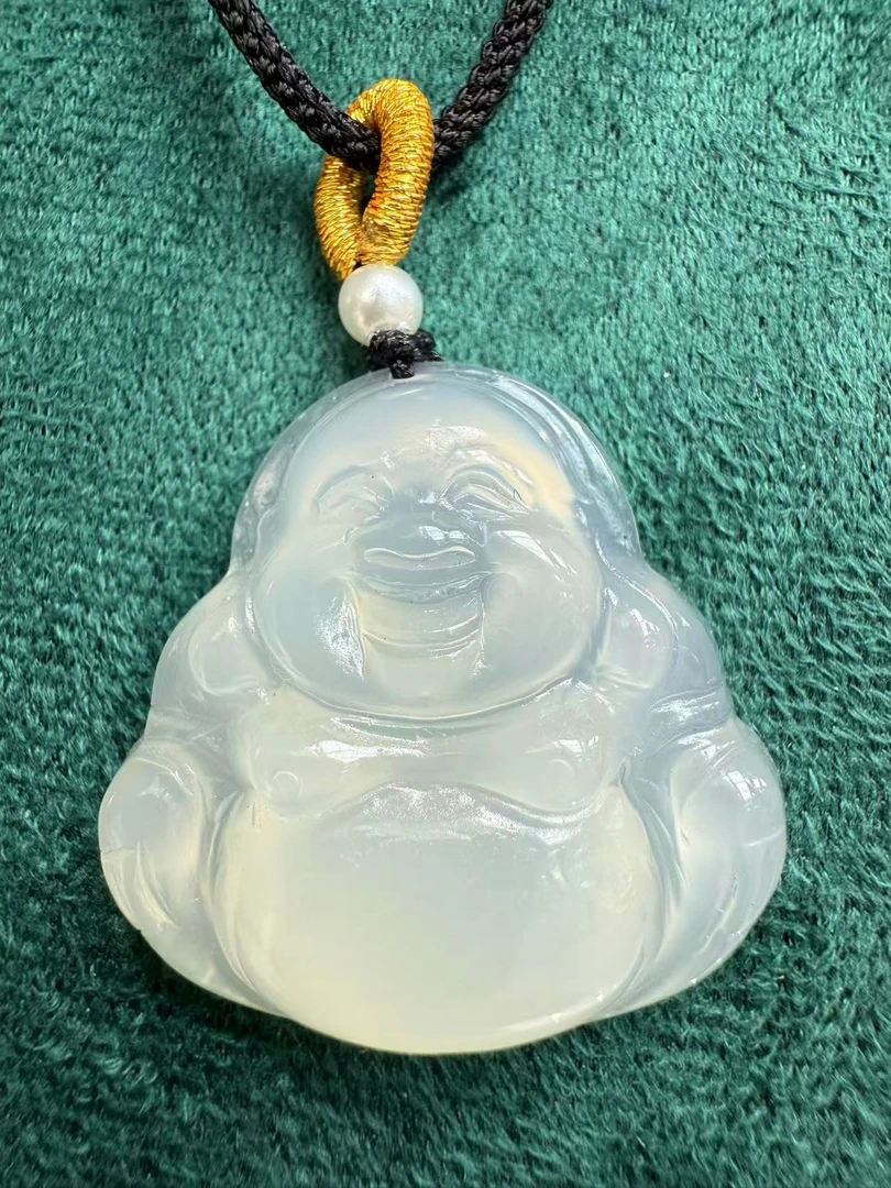 玛瑙天然冰透简约国风项坠