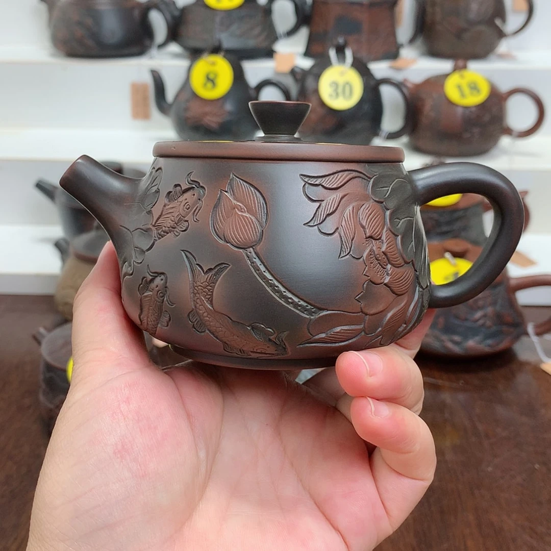 【闪购商品】坭兴陶狮***