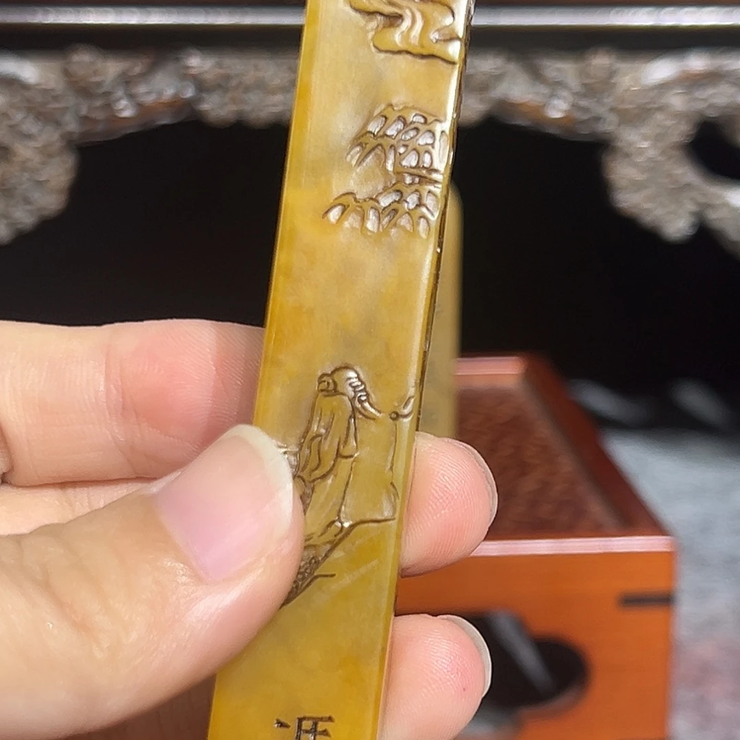 寿山石印石寿山石是山山水水