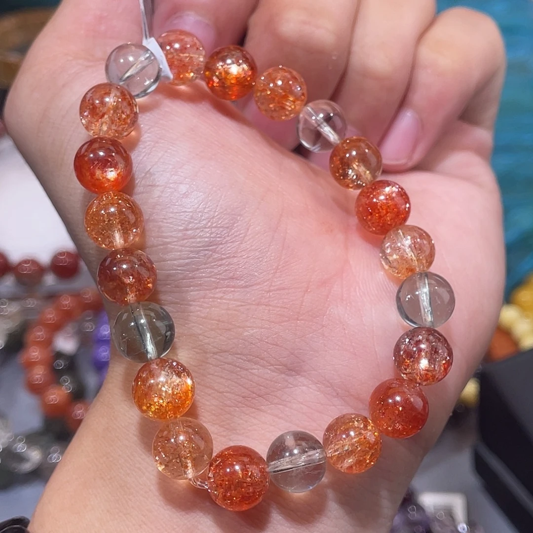 手串日光石未镶嵌9+阿鲁沙