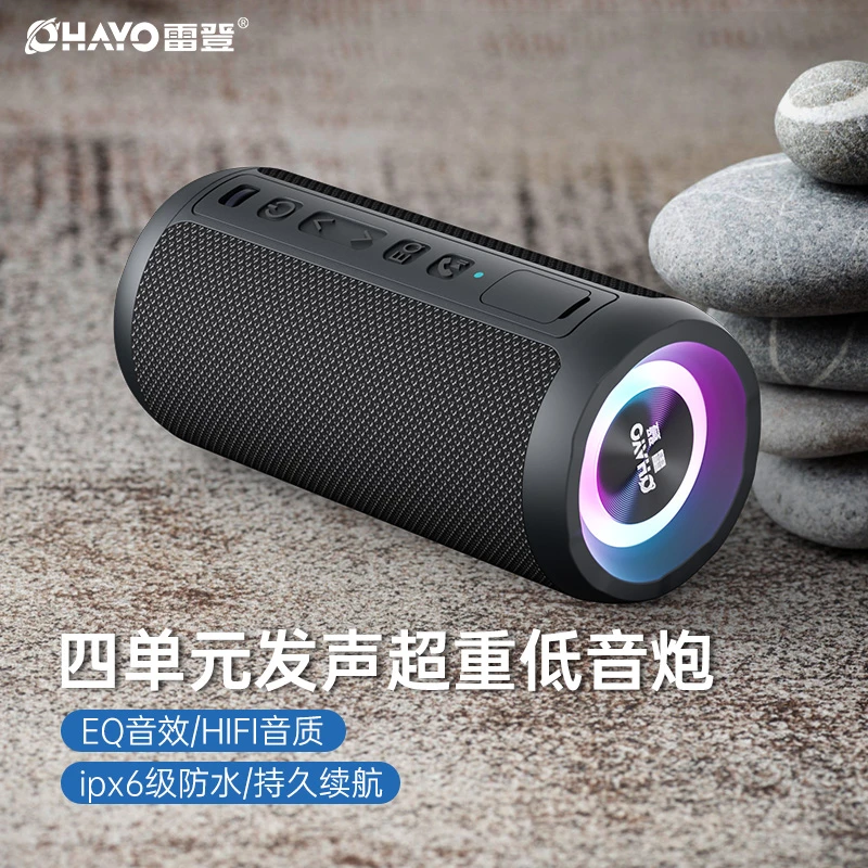 伴奏音响手拿网红推荐雷登X10蓝牙音箱双喇叭3d大功率插卡防水