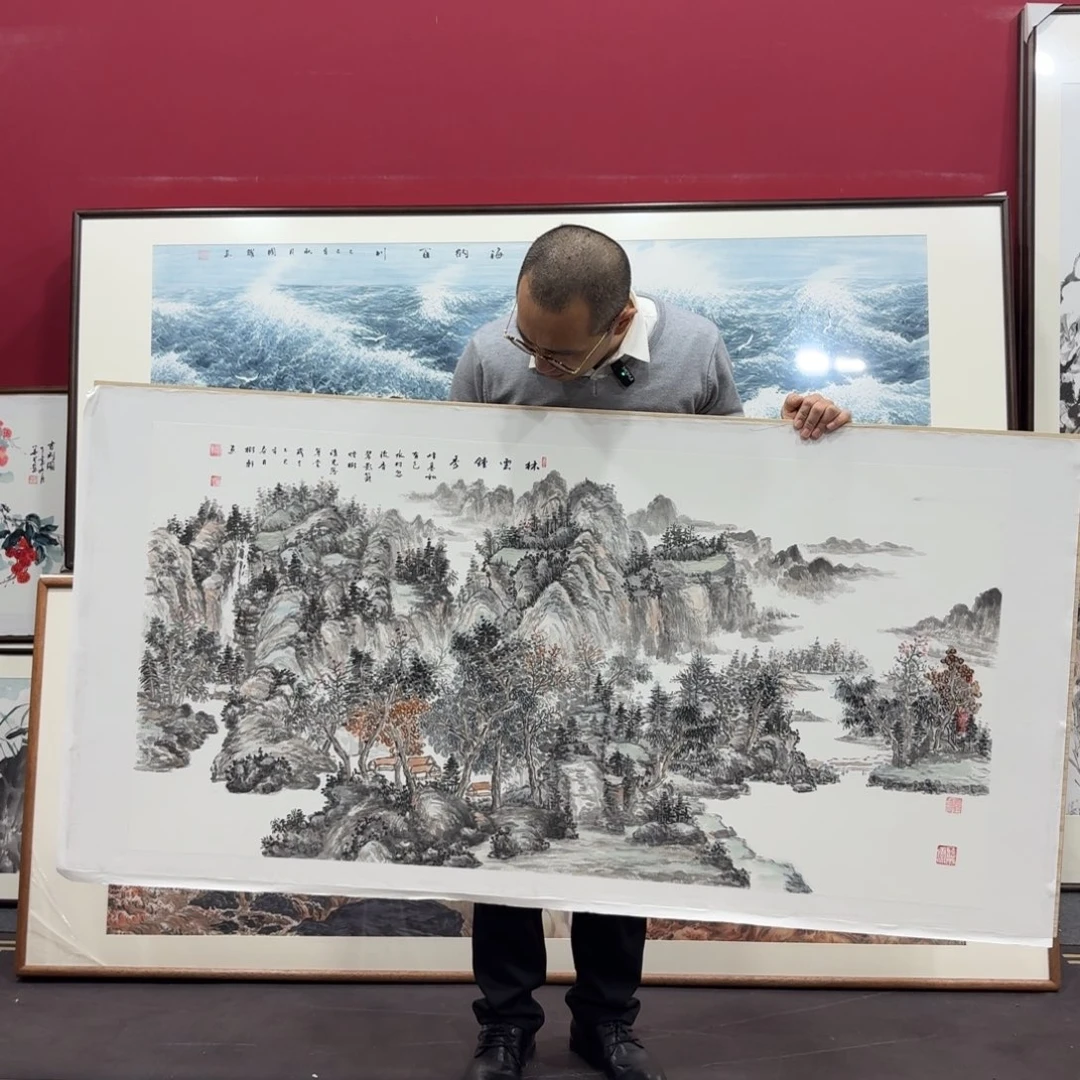 国画手绘作品160/80