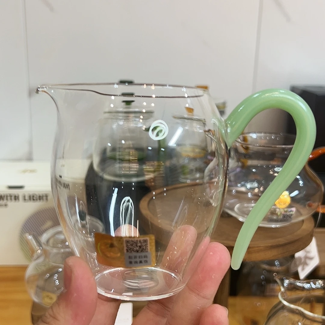 D***核禾器怡然公道杯浅玉色➕毛毡