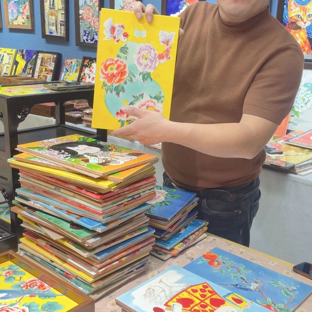 【闪购商品】葫芦牡丹黄底?****?