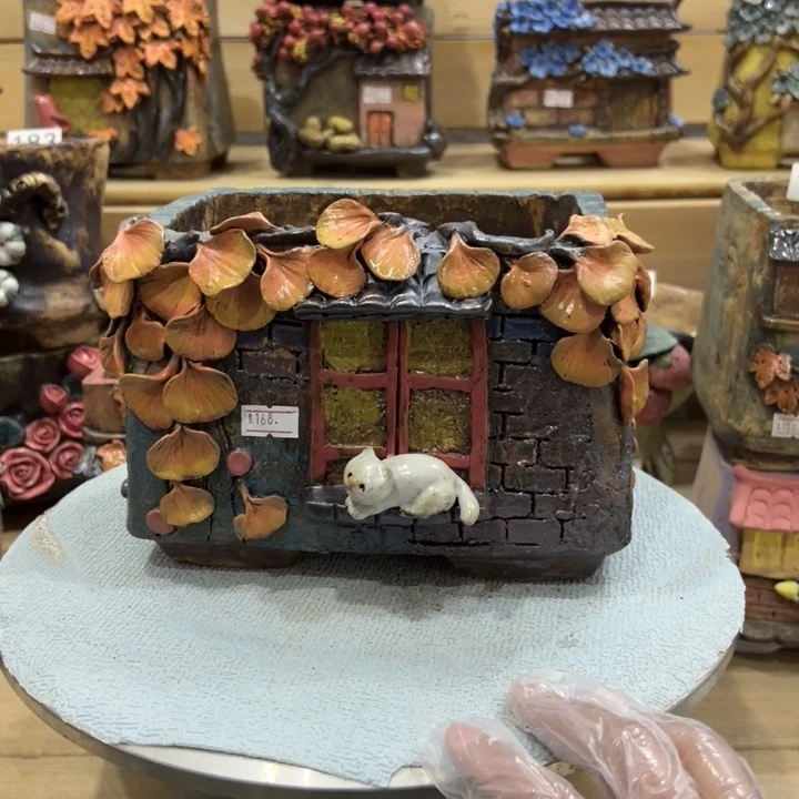 小***点陶然多肉花盆百搭