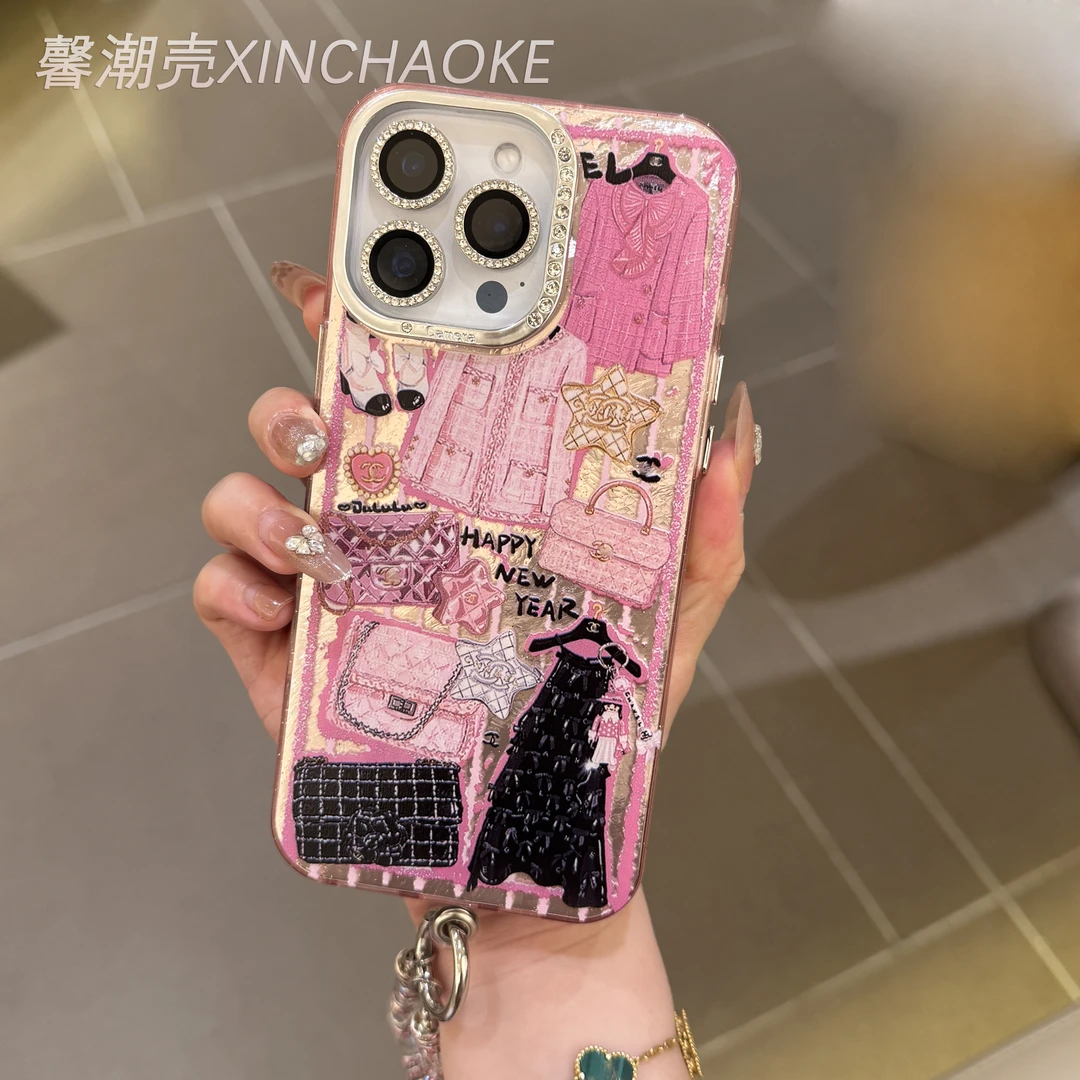 【潮流香风-超薄手感】适用苹果16promax/15/14/13全包软边手机壳