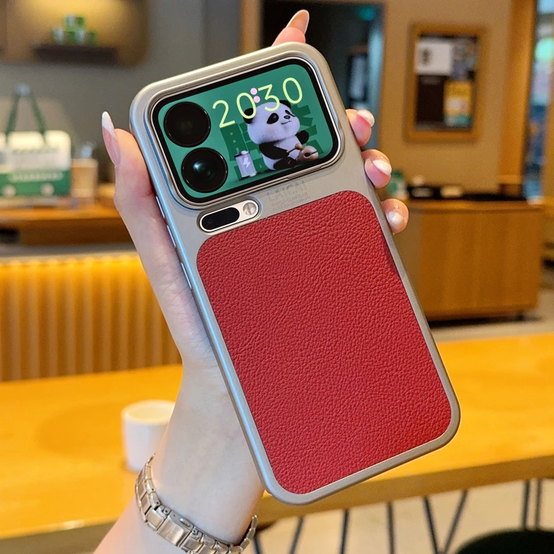 肤感奢华素皮适用小米17Promax手机壳简约高级小米17pro/17保护套