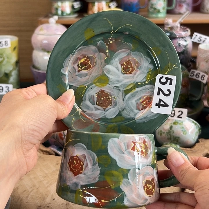 景德镇陶瓷品手绘作品524