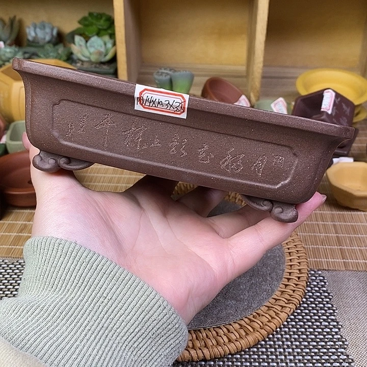 琉璃手工艺品宜兴紫砂精品花盆