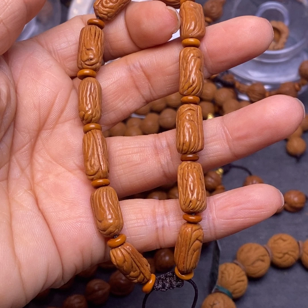 秦岭龙纹桃核11颗