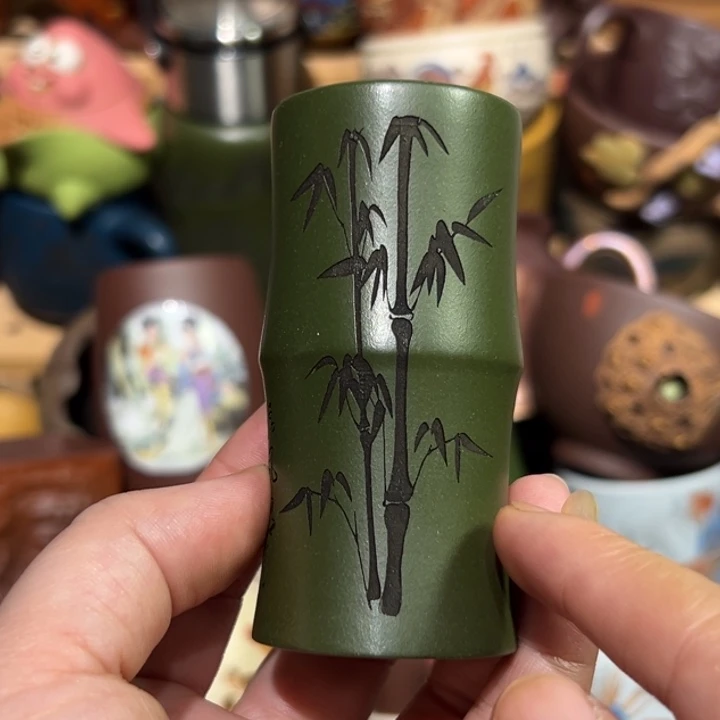 紫砂茶杯小黄车里可以逛逛