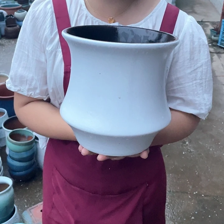 紫砂花盆口20高20正品正品