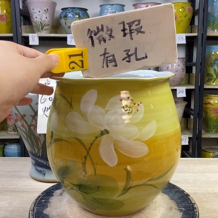 景德镇高温陶瓷花盆
