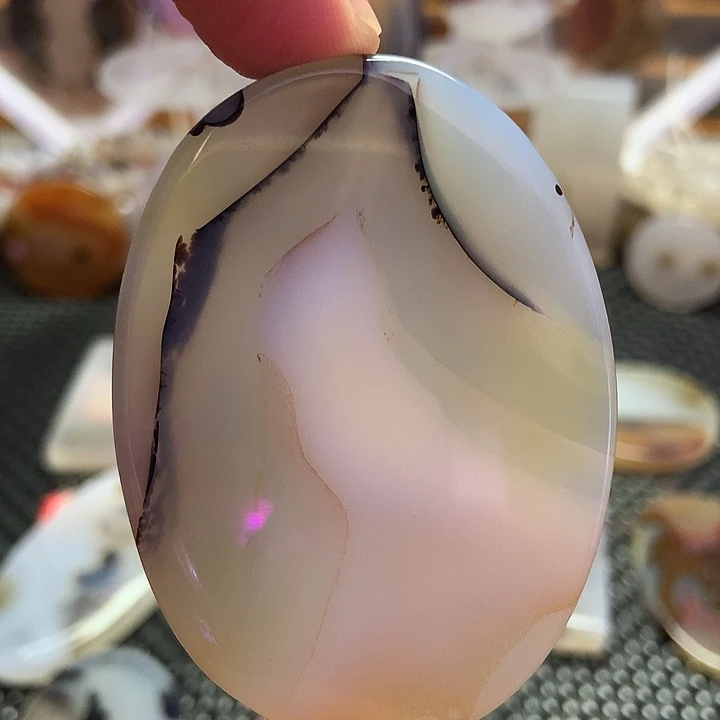 玛瑙/玉髓颈饰合金