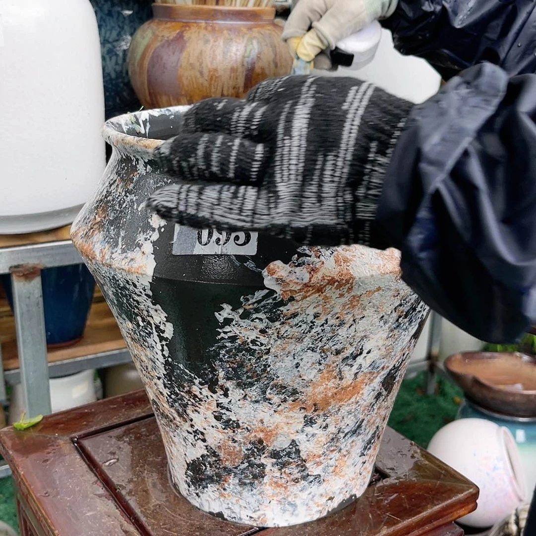 紫砂花盆王嫂花盆0609-1093 高30口23