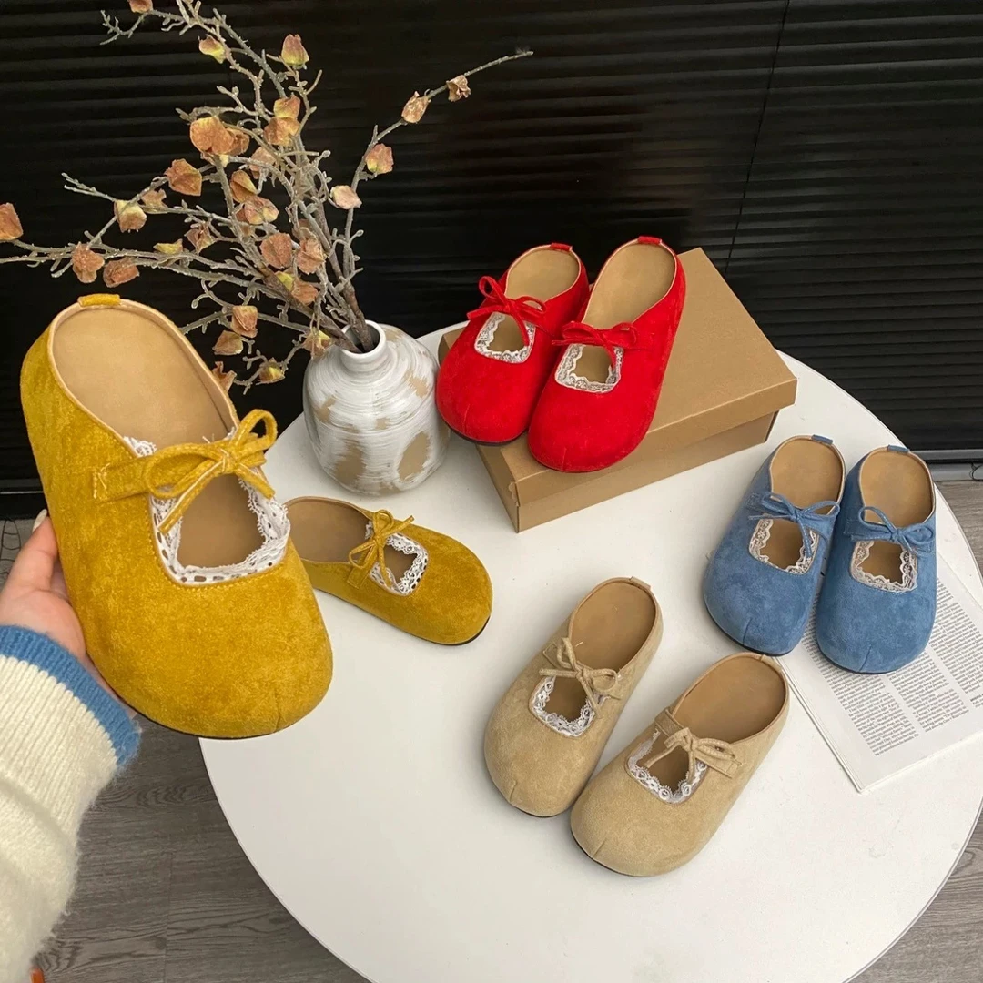 包头勃肯拖鞋女简约风2025春夏新款百搭厚底时尚防滑半拖鞋女外穿