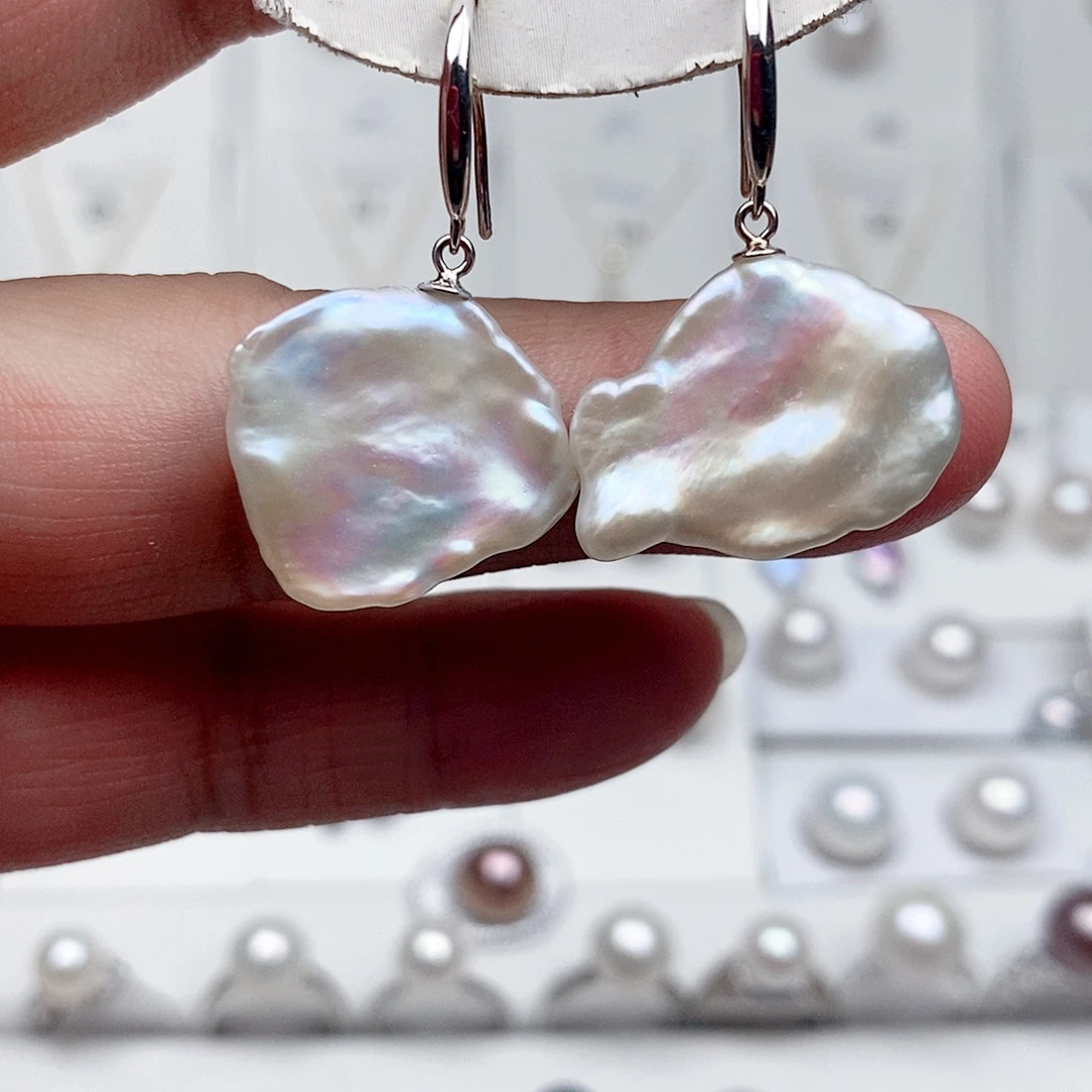 银S925镶嵌颈饰淡水珍珠028