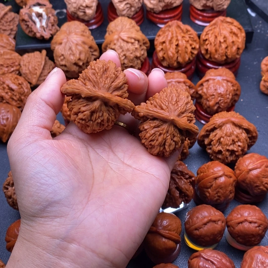 顺***水把件文玩核桃四座楼