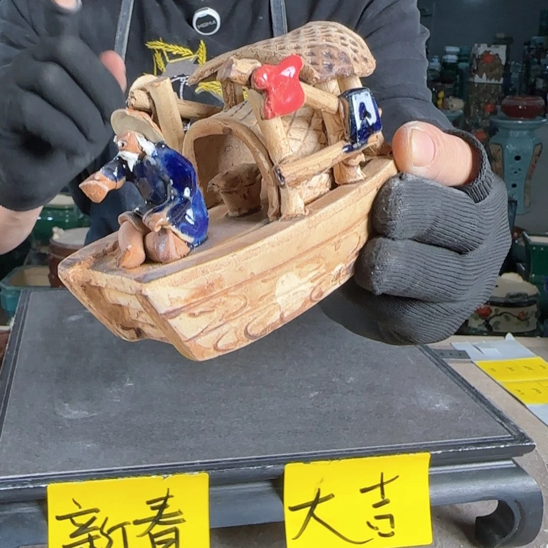 一风堂石湾花盆。微瑕