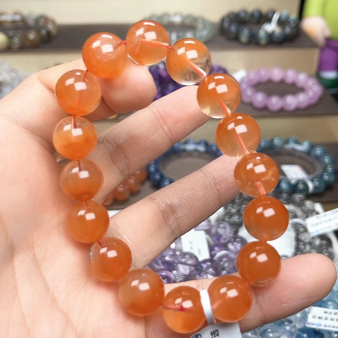水晶手链未镶嵌兔毛水晶