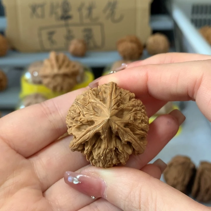 知***足文玩核桃吊坠异形单只，有瑕疵