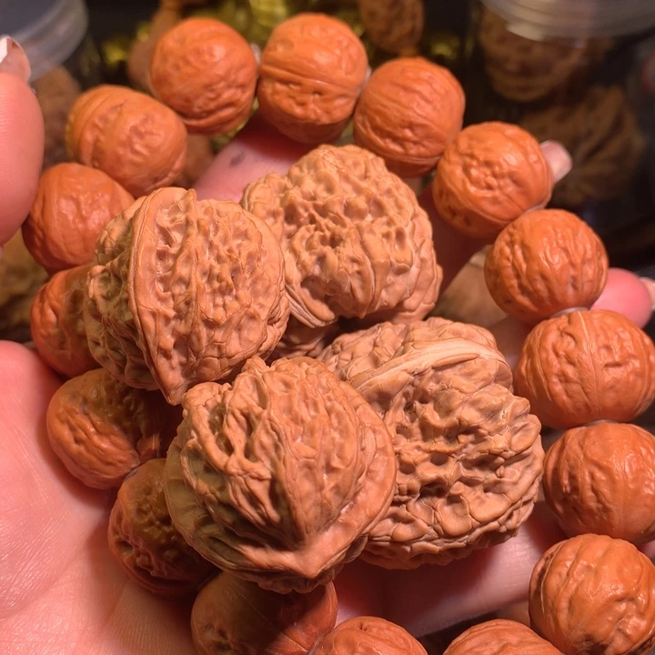 ****香吊坠文玩核桃元宝手持➕门墩送小野狼