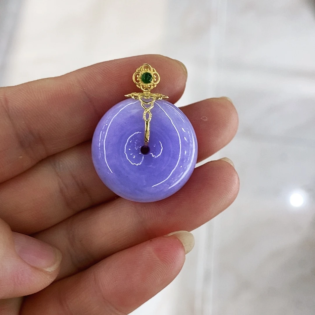 定制翡翠未镶嵌翡翠吊坠