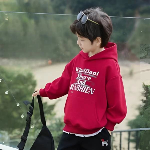 B8-1233御儿童春秋休闲百搭连帽卫衣(YBA108)