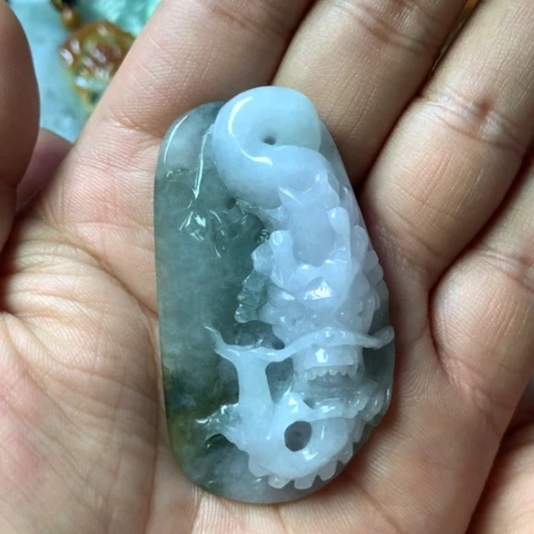 翡翠未镶嵌颈饰天然缅甸翡翠a货