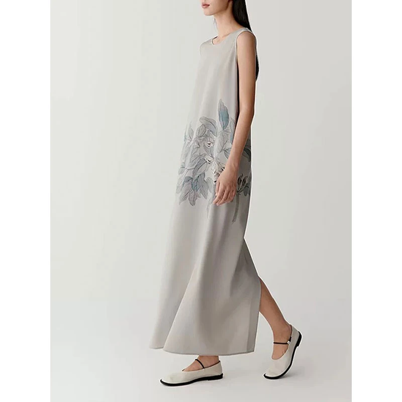 原单非市面货！“小禾博物馆系列”真丝弹力重绉连衣裙 C706