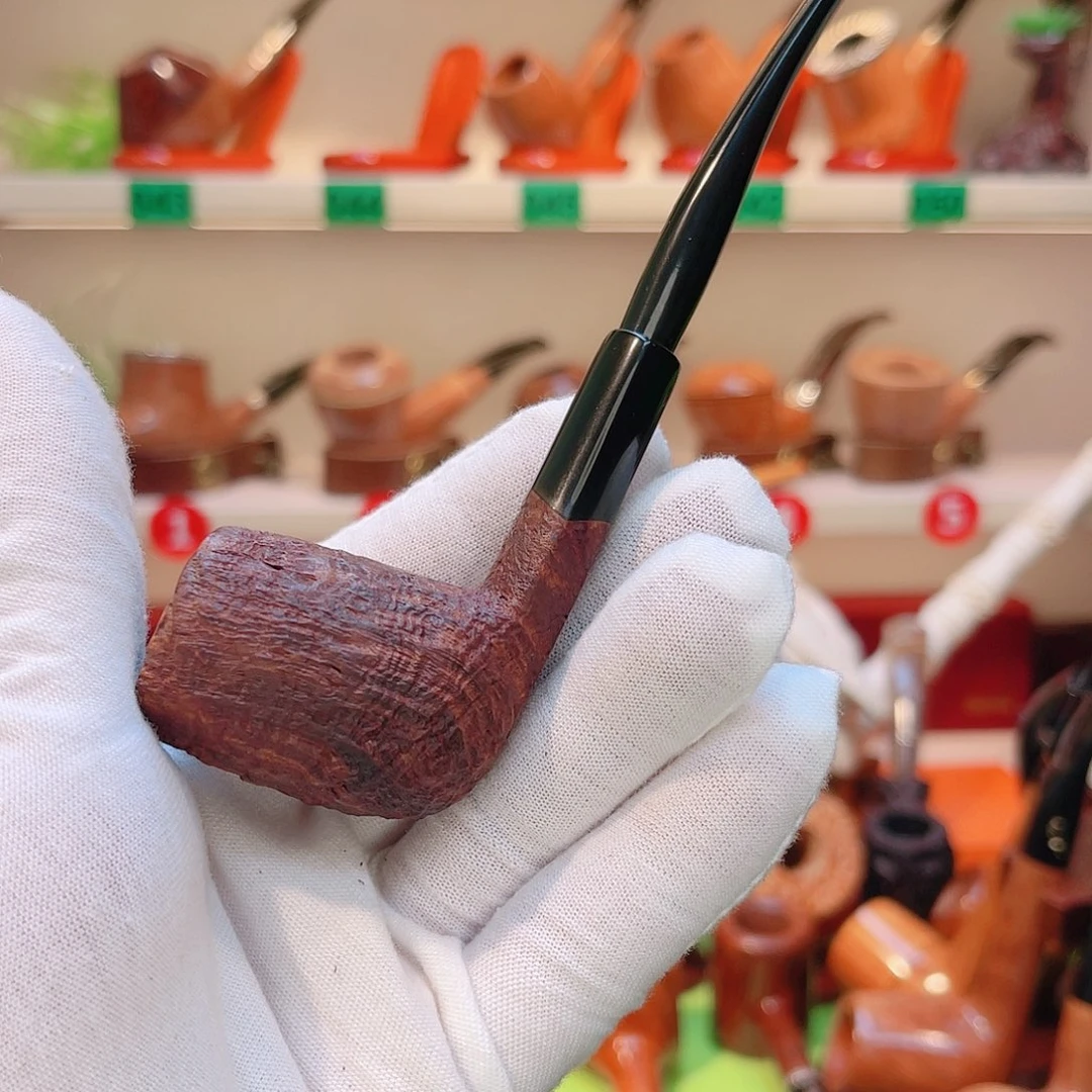 意大利沙分一点金石楠木烟斗
