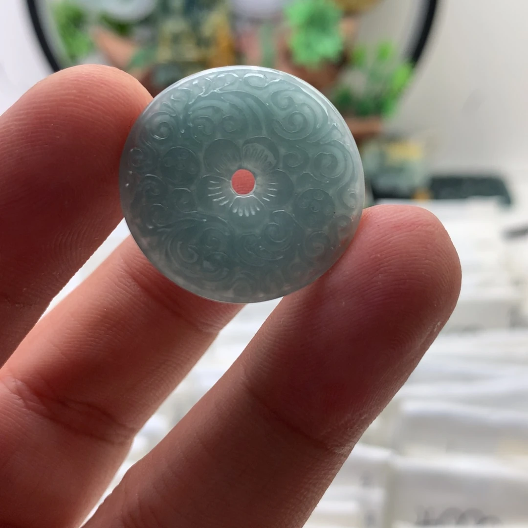 颈饰未镶嵌翡翠扣子