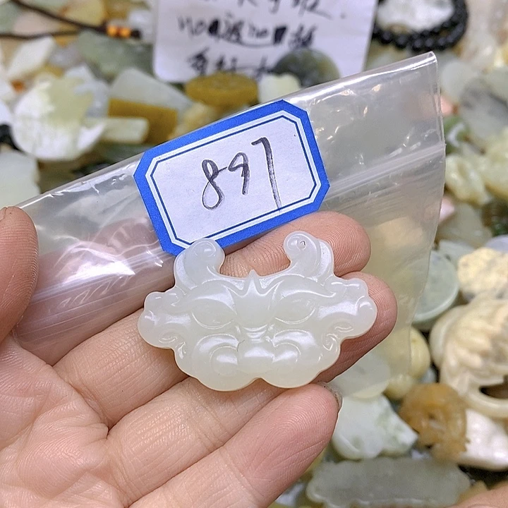 蛇纹石玉颈饰未镶嵌897