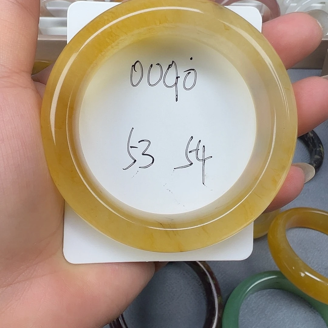 未镶嵌手镯石英质玉0090