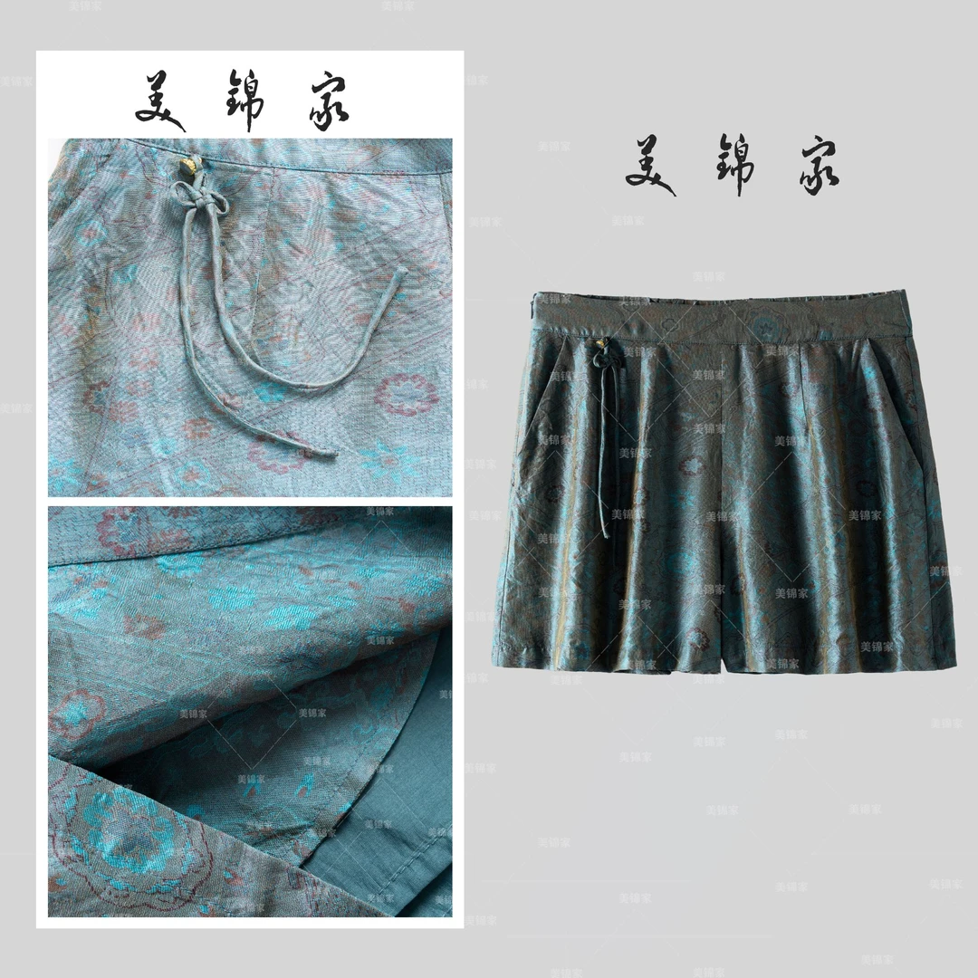 【美锦家】国风女款休闲短裤夏季258191（二等品不退不换）
