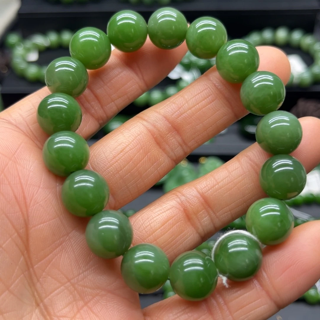 和田玉（碧玉）手链未镶嵌命****”