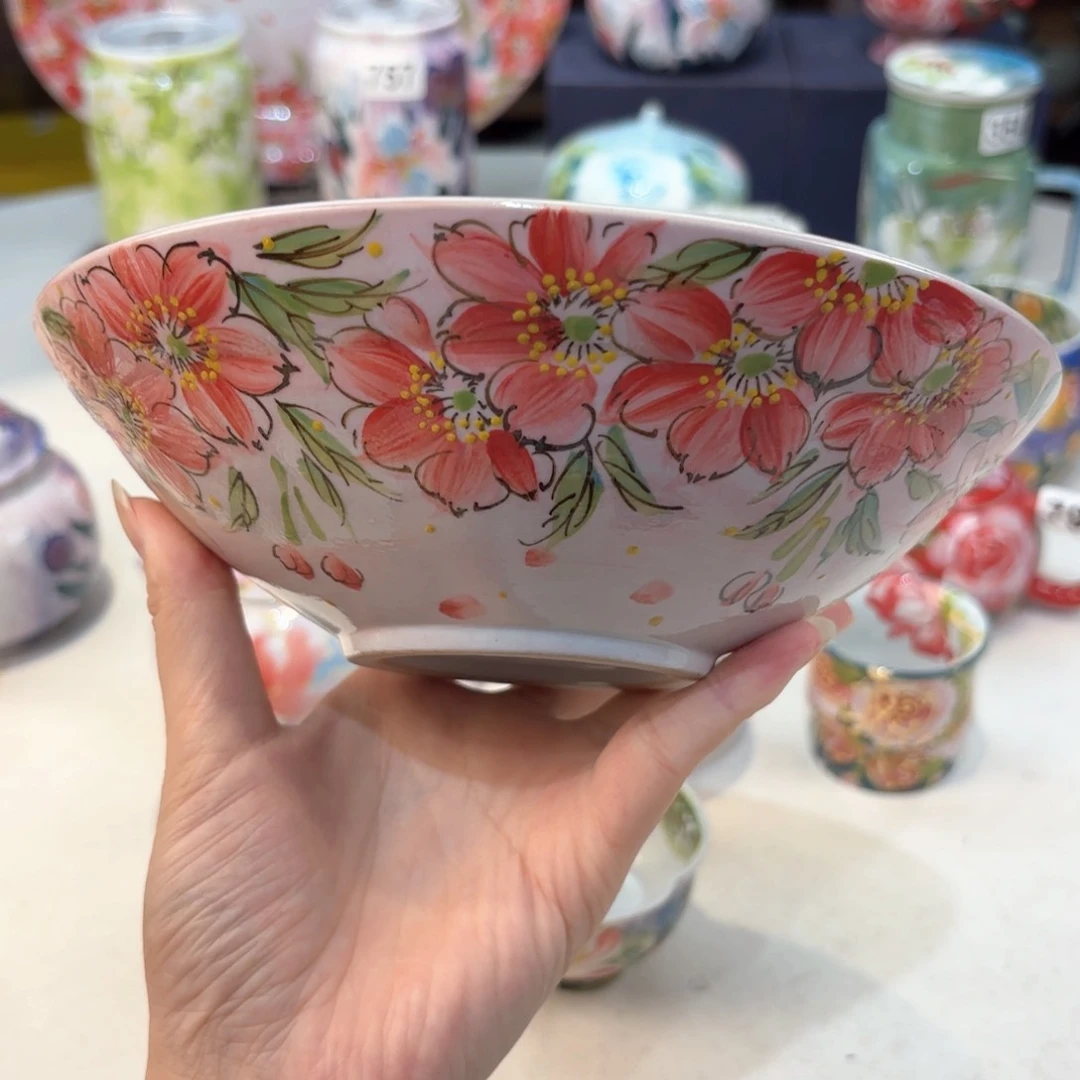 景德镇手绘高温釉下彩陶瓷茶具
