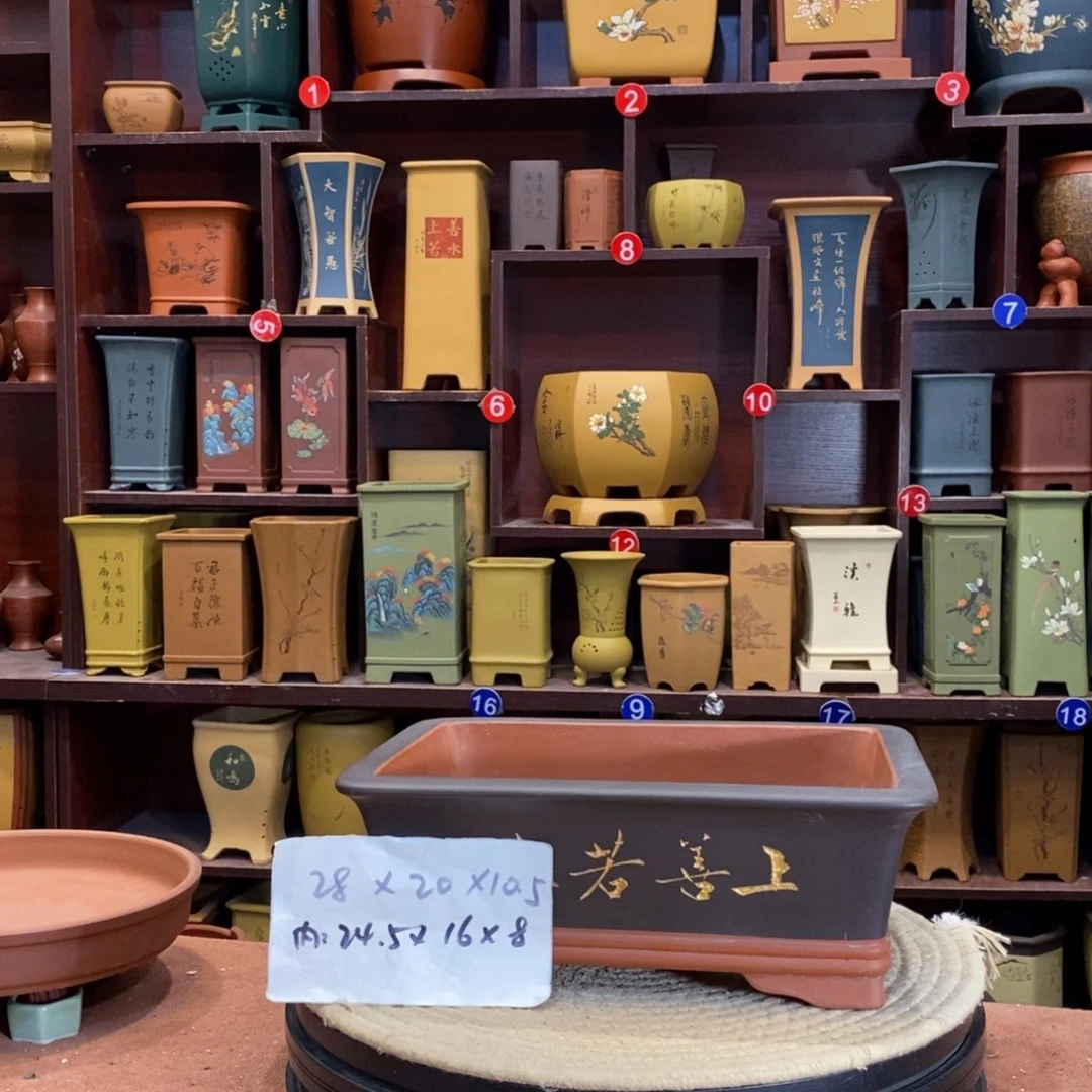 紫砂花盆紫砂花盆