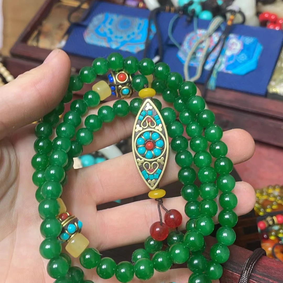 【鹏毅】直播精选绿翡翠手链