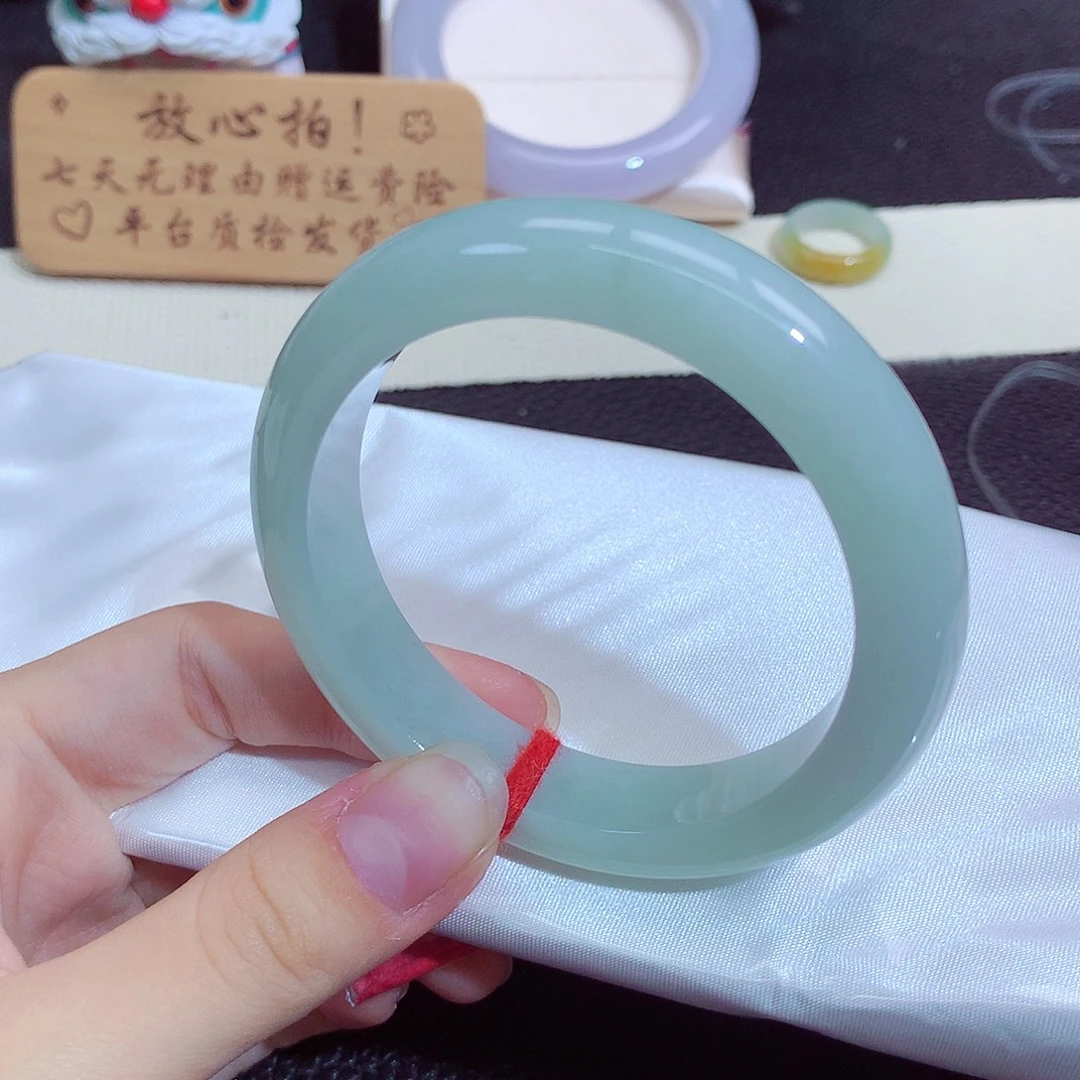 翡翠未镶嵌手镯1256