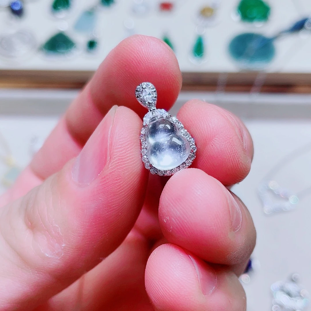 夏***末吊坠925银锆石小葫芦