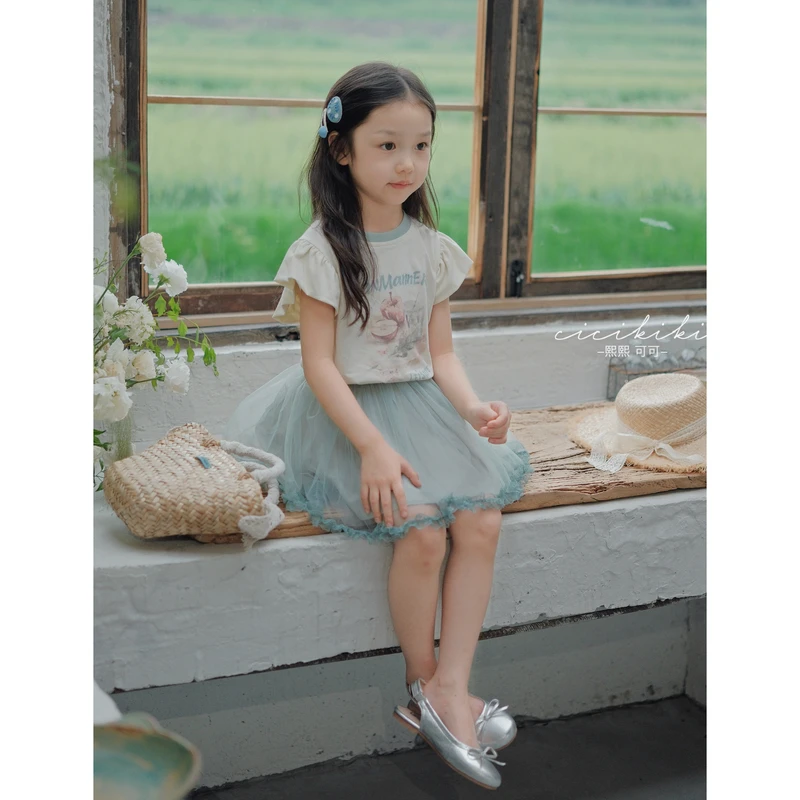 现货【暮光】女童时尚气质百搭网纱裙夏款半身裙熙熙可可BSQ2416