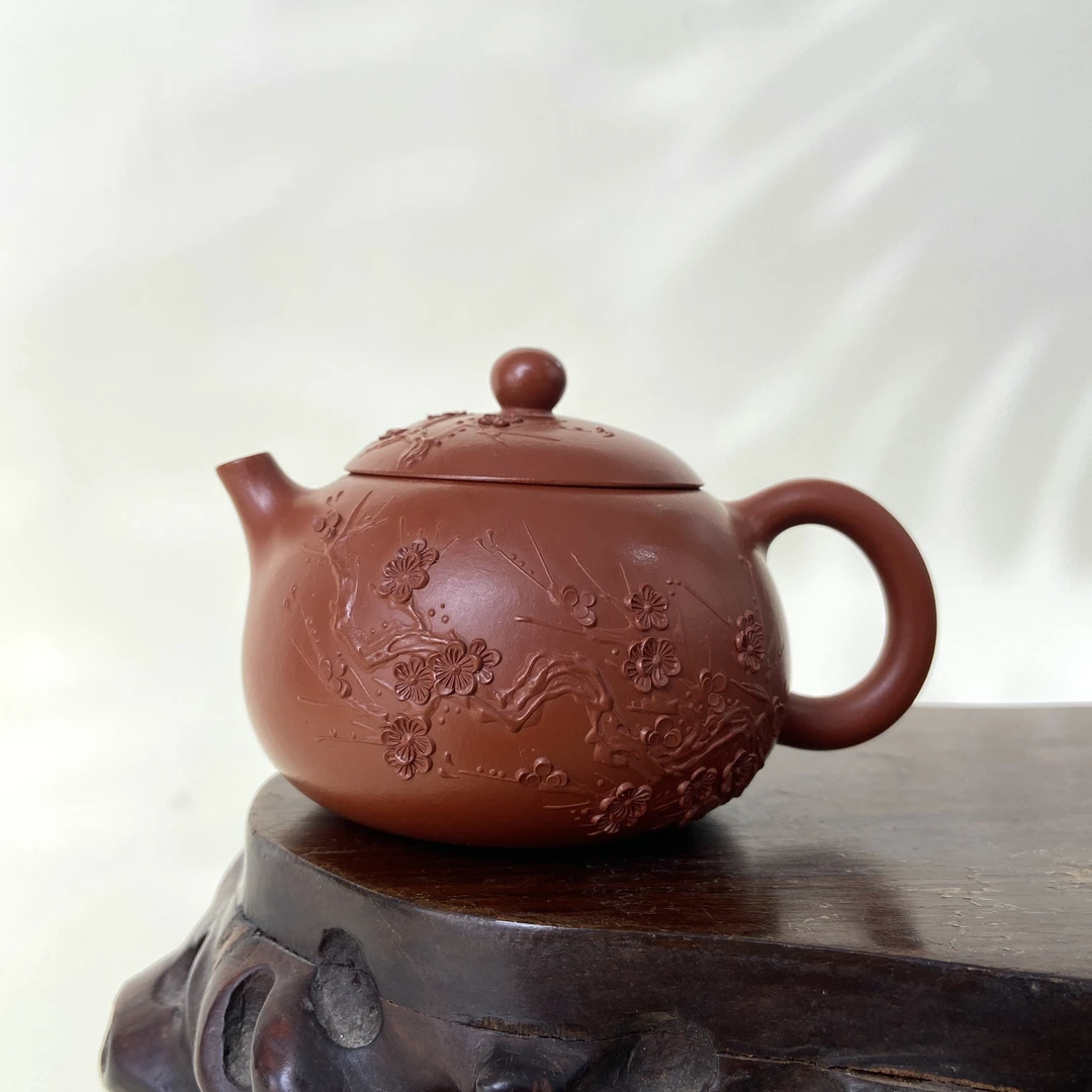 宜兴手工紫砂陶 （陈春芬）130cc茶壶GS4212-12