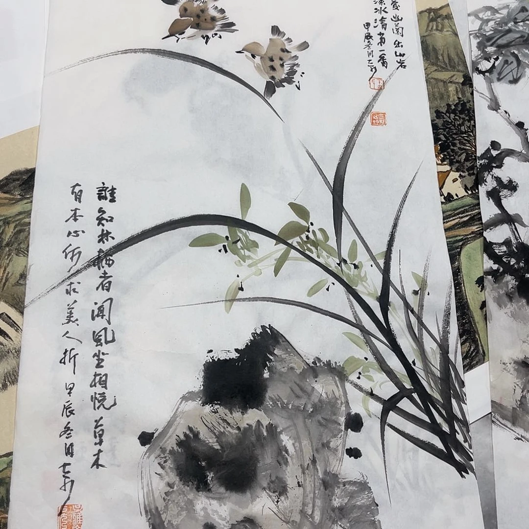 姜奇老师花鸟作品