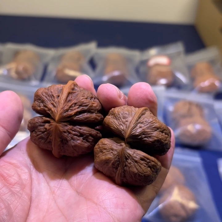 文玩核桃吊坠蝴蝶连体