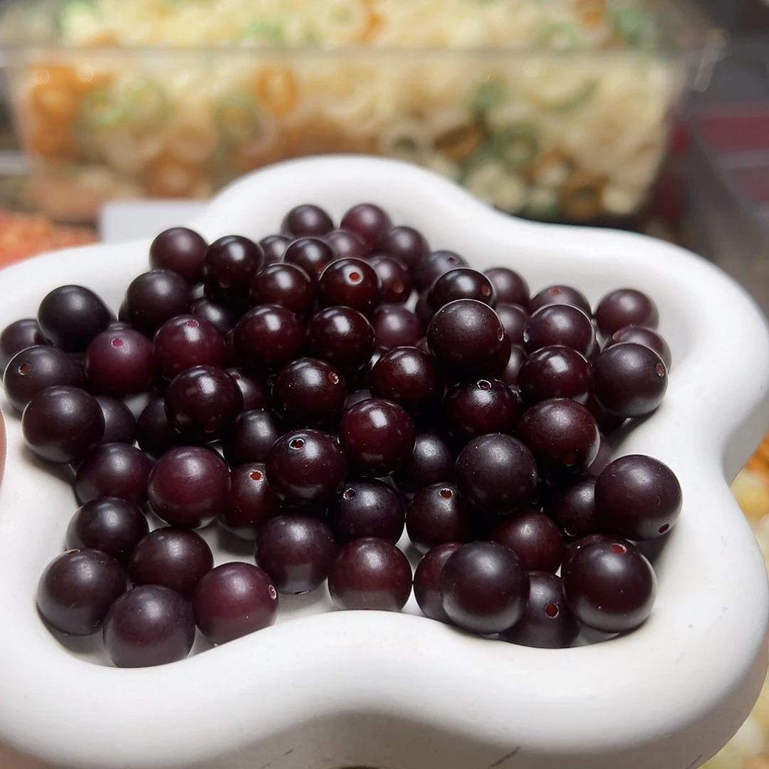 白玉菩提吊坠卡12车里子圆120颗