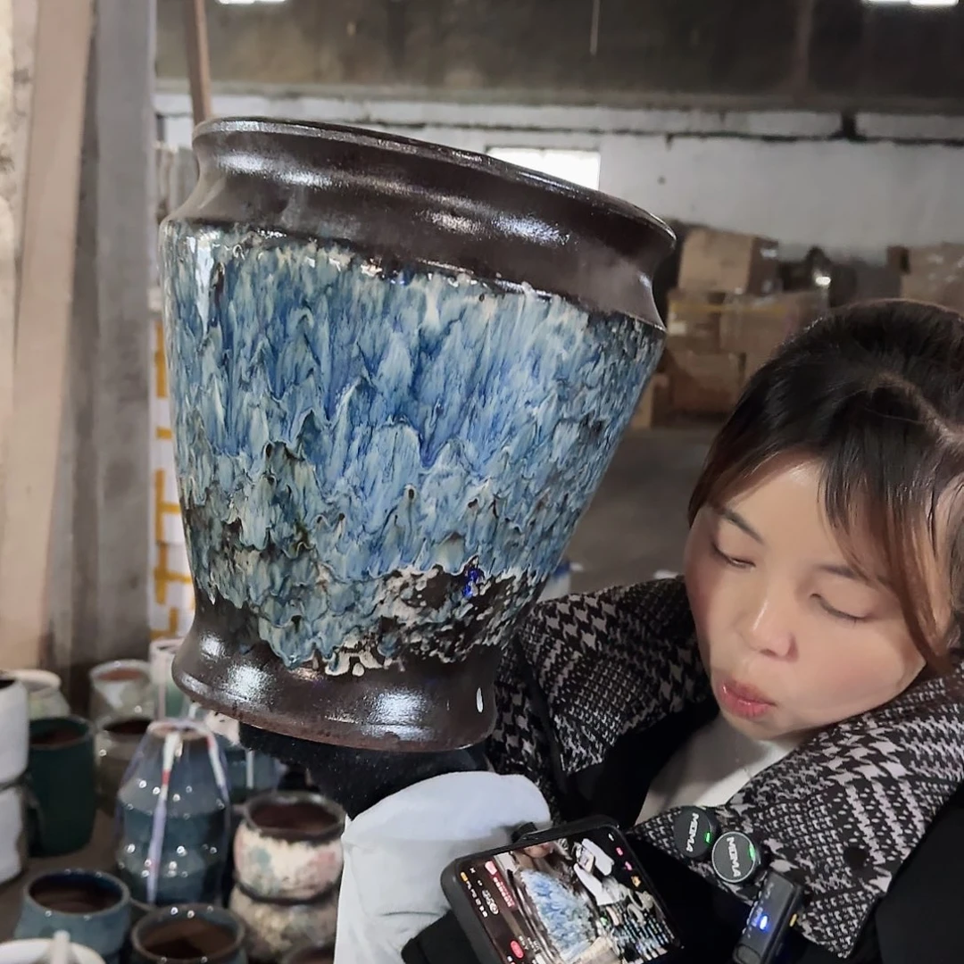 王嫂花盆1214-194高30口26