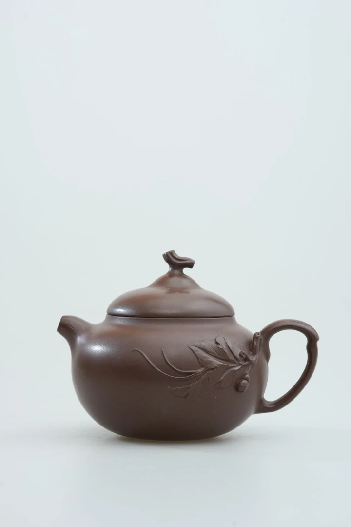 冠砂甄选 MHMT 寿桃茄瓜。紫 紫砂茶壶