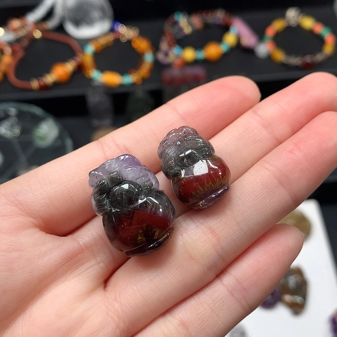 水晶颈饰未镶嵌极光23貔貅多样性发一